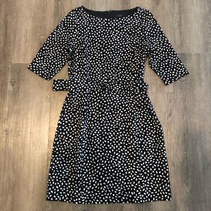 Ann Taylor belted fit and flare dress size 12
